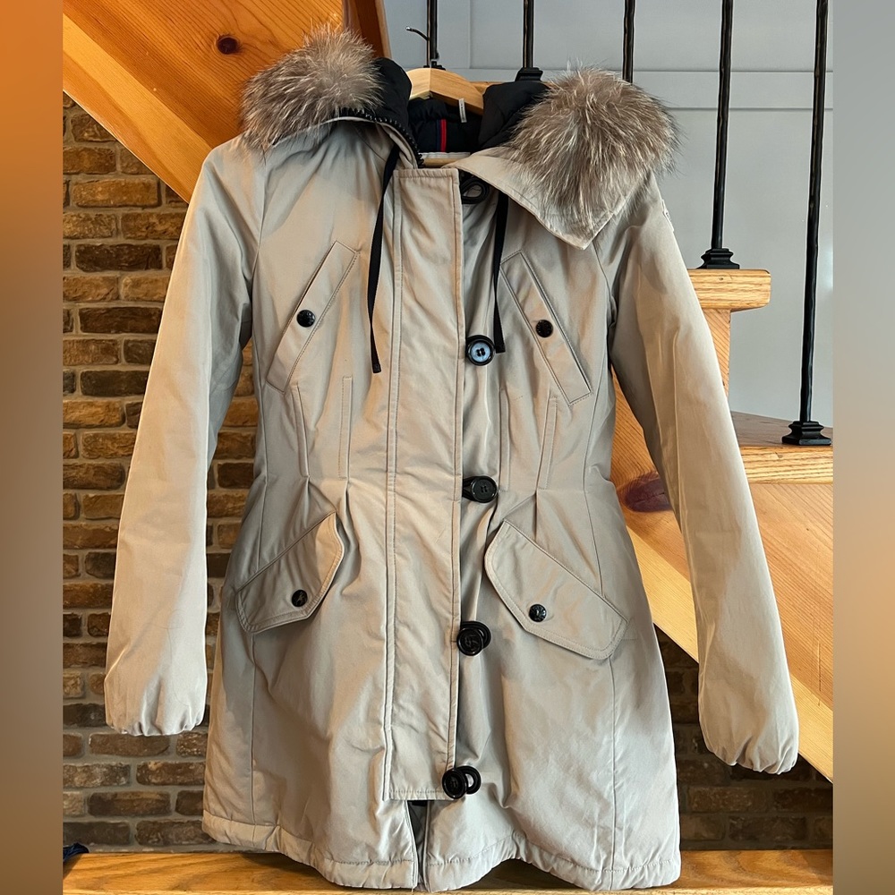 Moncler Arriette Parka Down Coat Size 1